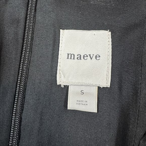 Anthropologie Maeve Off The Shoulder Bow Mini Dress Black S Tulle Pin Up Flare - Picture 8 of 14